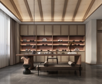 New Chinese Style Tea House-ID:664489985