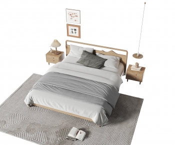 Japanese Style Double Bed-ID:235940936