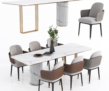 Modern Dining Table And Chairs-ID:434300905