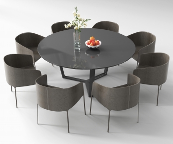 Modern Dining Table And Chairs-ID:505423074