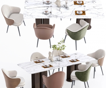 Modern Dining Table And Chairs-ID:195539007