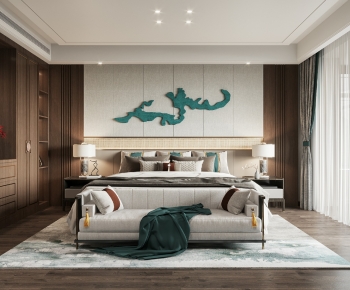 New Chinese Style Bedroom-ID:794276952