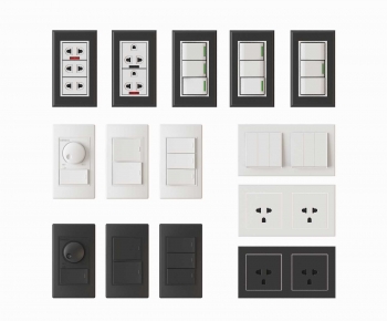 Modern Switch Socket Panel-ID:846880914