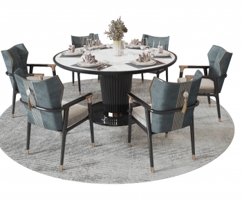 New Chinese Style Dining Table And Chairs-ID:947243934