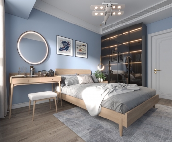 Modern Nordic Style Bedroom-ID:726232053
