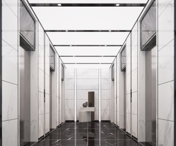 Modern Office Elevator Hall-ID:294939046