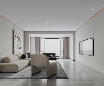 Modern A Living Room-ID:891470916