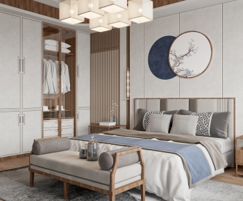 New Chinese Style Bedroom-ID:844744926