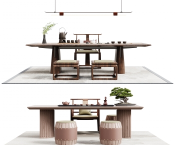 New Chinese Style Tea Tables And Chairs-ID:816174984