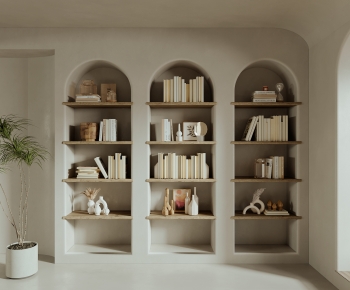 Wabi-sabi Style Bookcase-ID:365255129