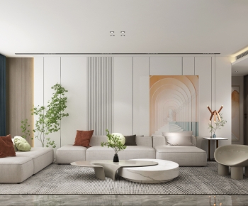 Modern A Living Room-ID:641980894