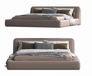 Modern Double Bed-ID:760320904