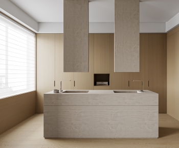 Modern Wabi-sabi Style Kitchen Cabinet-ID:306382892
