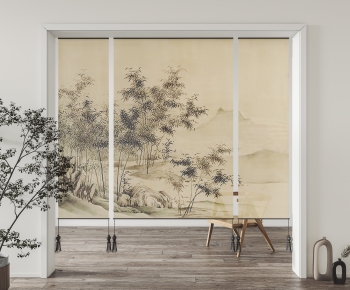 New Chinese Style Door Curtain-ID:188193087