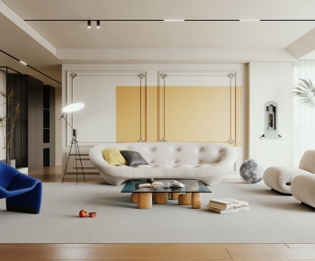 Modern A Living Room-ID:388766054