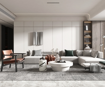 Modern A Living Room-ID:671447044