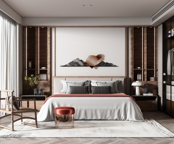 New Chinese Style Bedroom-ID:897203921