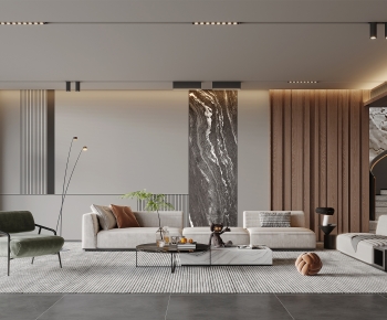 Modern A Living Room-ID:701164017