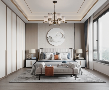 New Chinese Style Bedroom-ID:335253002
