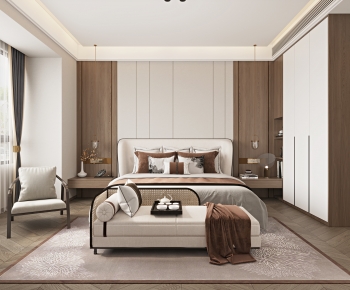 New Chinese Style Bedroom-ID:456834081