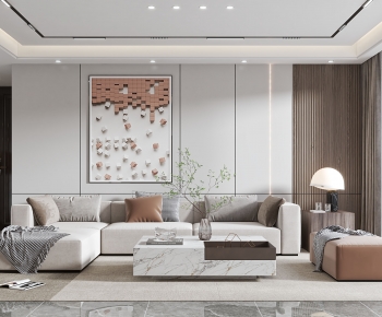 Modern A Living Room-ID:367609025