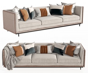 Modern Three-seat Sofa-ID:659226897