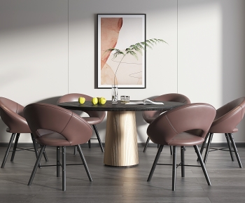 Modern Dining Table And Chairs-ID:874361991