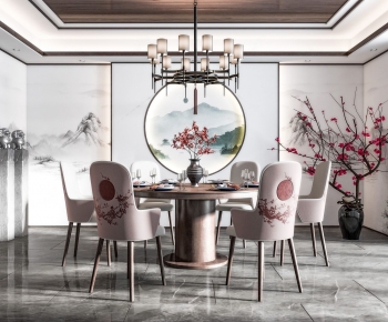New Chinese Style Dining Room-ID:883300078