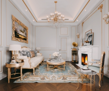 French Style A Living Room-ID:101466895