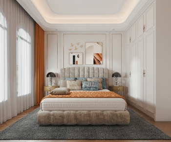 Simple European Style Bedroom-ID:134123093