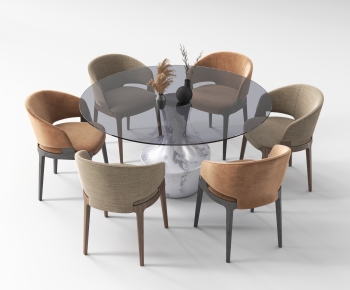 Modern Dining Table And Chairs-ID:948651085