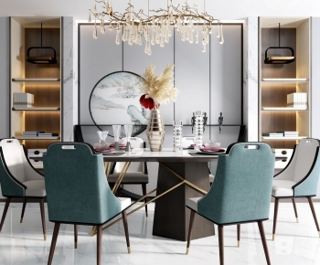 New Chinese Style Dining Table And Chairs-ID:860979084