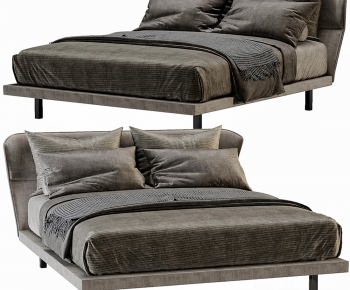 Modern Double Bed-ID:355292088