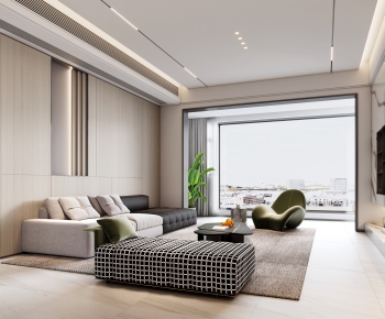 Modern A Living Room-ID:284628935