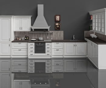 Simple European Style Kitchen Cabinet-ID:987745058