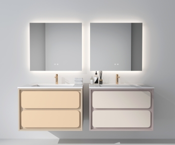 Nordic Style Bathroom Cabinet Rack-ID:967407942