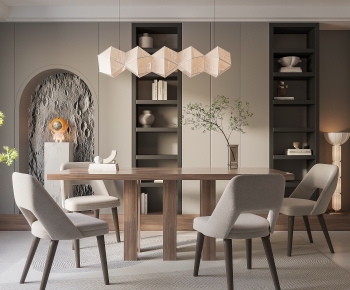 Modern Dining Table And Chairs-ID:799839584