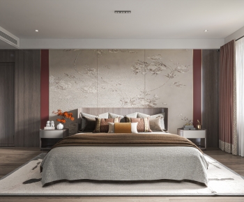 New Chinese Style Bedroom-ID:411956073
