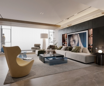 Modern A Living Room-ID:115709346