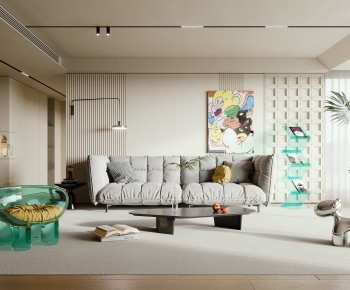 Wabi-sabi Style A Living Room-ID:510261067