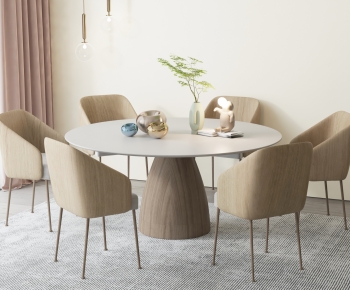 Modern Dining Table And Chairs-ID:878576996