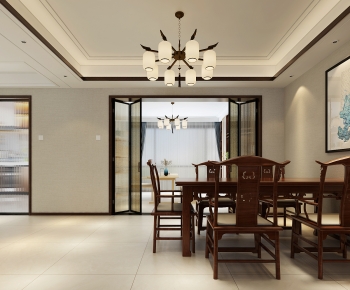 New Chinese Style Dining Room-ID:191226011