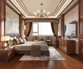 New Chinese Style Bedroom-ID:844693903