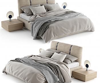 Modern Double Bed-ID:112879383