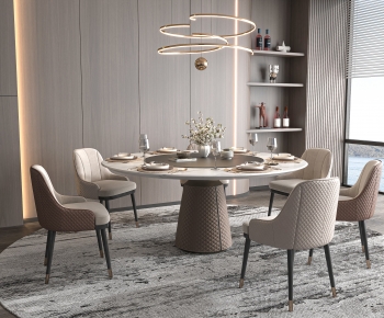 Modern Dining Table And Chairs-ID:706263076