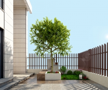 New Chinese Style Courtyard/landscape-ID:512407067