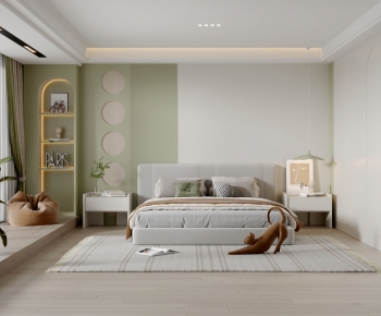 Nordic Style Bedroom-ID:289372924