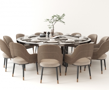 Modern Dining Table And Chairs-ID:523557909