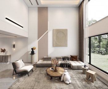 Modern A Living Room-ID:104805953