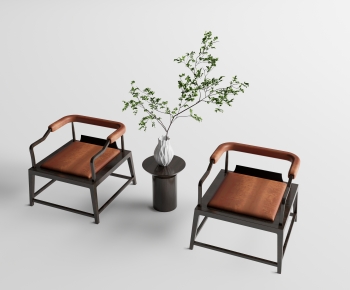 New Chinese Style Single Chair-ID:327842953